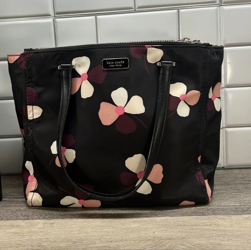 KATE spade Nylon Poppy Satchel